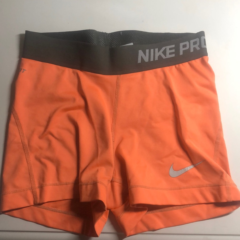 Neon Orange Nike Pros